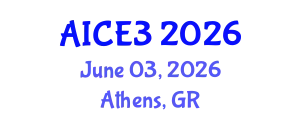 International Conference on Electrical & Electronics Engineering (AICE3) June 03, 2026 - Athens, Greece