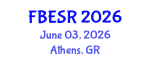 International Congress on Food, Biological and Environmental Studies Research (FBESR) June 03, 2026 - Athens, Greece