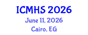 International Conference on Medical & Health Science (ICMHS) June 11, 2026 - Cairo, Egypt