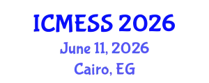 International Conference on Management, Economics & Social Science (ICMESS) June 11, 2026 - Cairo, Egypt