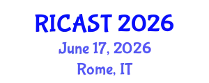 International Conference on Advances in Science & Technology (RICAST) June 17, 2026 - Rome, Italy