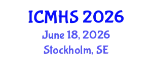 International Conference on Medical & Health Science (ICMHS) June 18, 2026 - Stockholm, Sweden