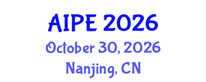 International Conference on Artificial Intelligence and Power Engineering (AIPE) October 30, 2026 - Nanjing, China