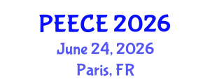 International Conference on Electrical, Electronics & Communication Engineering (PEECE) June 24, 2026 - Paris, France