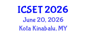 International Conference on Science, Engineering & Technology (ICSET) June 20, 2026 - Kota Kinabalu, Malaysia