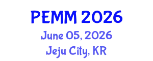 International Conference on Precision Engineering and Mechanical Manufacturing (PEMM) June 05, 2026 - Jeju City, Republic of Korea
