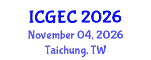 International Conference on Genetic and Evolutionary Computing (ICGEC) November 04, 2026 - Taichung, Taiwan