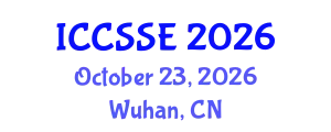 IEEE International Conference on Control Science and Systems Engineering (ICCSSE) October 23, 2026 - Wuhan, China