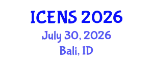 International Conference on Environment and Natural Science (ICENS) July 30, 2026 - Bali, Indonesia