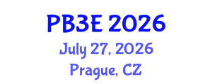 World Congress on Bioscience, Biotechnology & Biomedical Engineering (PB3E) July 27, 2026 - Prague, Czechia