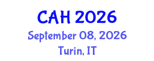 Conservation of Architectural Heritage (CAH) September 08, 2026 - Turin, Italy