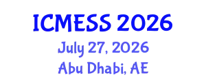 International Conference on Management, Economics & Social Science (ICMESS) July 27, 2026 - Abu Dhabi, United Arab Emirates