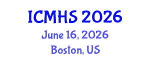 International Conference on Medical and Health Sciences (ICMHS) June 16, 2026 - Boston, United States