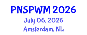 International Conference on Plant Nutrition, Soil Pollution & Wastewater Management (PNSPWM) July 06, 2026 - Amsterdam, Netherlands