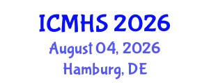 International Conference on Medical & Health Science (ICMHS) August 04, 2026 - Hamburg, Germany