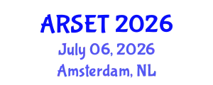 World Conference on Research in Science, Engineering & Technology (ARSET) July 06, 2026 - Amsterdam, Netherlands