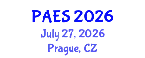 International Conference on Advances in Engineering Systems (PAES) July 27, 2026 - Prague, Czechia