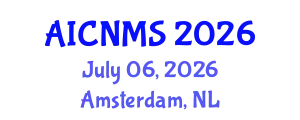 International Conference on Nursing and Medical Sciences (AICNMS) July 06, 2026 - Amsterdam, Netherlands