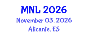 MVNO Nation Live (MNL) November 03, 2026 - Alicante, Spain