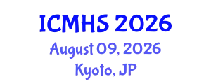 International Conference on Medical & Health Science (ICMHS) August 09, 2026 - Kyoto, Japan