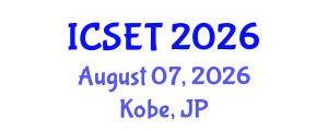 International Conference on Science, Engineering & Technology (ICSET) August 07, 2026 - Kobe, Japan