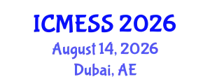 International Conference on Management, Economics & Social Science (ICMESS) August 14, 2026 - Dubai, United Arab Emirates