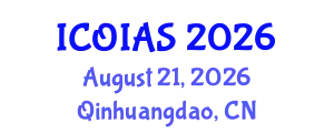 International Conference on Intelligent Autonomous Systems (ICOIAS) August 21, 2026 - Qinhuangdao, China