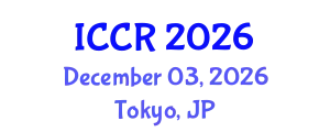 International Conference on Control and Robotics (ICCR) December 03, 2026 - Tokyo, Japan