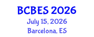 World Conference on Research in Chemical, Biological & Environmental Sciences (BCBES) July 15, 2026 - Barcelona, Spain