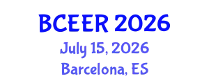 International Conference on Civil and Environmental Engineering Research (BCEER) July 15, 2026 - Barcelona, Spain