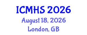 International Conference on Medical & Health Science (ICMHS) August 18, 2026 - London, United Kingdom
