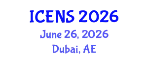 International Conference on Environment and Natural Science (International Conference on Environment and Natural Science (ICENS) June 26, 2026 - Dubai, United Arab Emirates