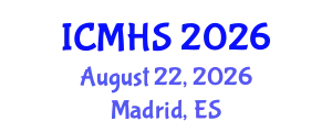 International Conference on Medical & Health Science (ICMHS) August 22, 2026 - Madrid, Spain