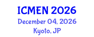 International Conference on Materials Engineering and Nanotechnology (ICMEN) December 04, 2026 - Kyoto, Japan