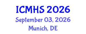 International Conference on Medical & Health Science (ICMHS) September 03, 2026 - Munich, Germany
