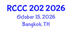 Regional Climate Change Conference (RCCC 202) October 15, 2026 - Bangkok, Thailand