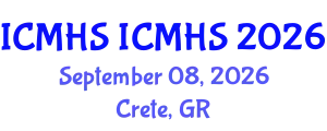 International Conference on Medical & Health Science (ICMHS ICMHS) September 08, 2026 - Crete, Greece