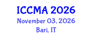 International Conference on Control, Mechatronics and Automation (ICCMA) November 03, 2026 - Bari, Italy