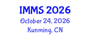 International Conference on Information Management and Management Science (IMMS) October 24, 2026 - Kunming, China