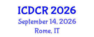 International Congress on Dermatology & Cosmetic Research (ICDCR) September 14, 2026 - Rome, Italy