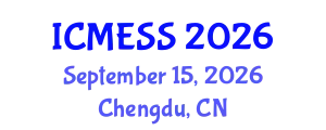 International Conference on Management, Economics & Social Science (ICMESS) September 15, 2026 - Chengdu, China