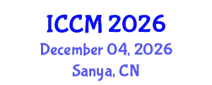 Int'l Conference on Computational Mechanics December 04, 2026 - Sanya, China