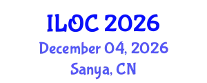 Int'l Laser and Optoelectronics Conference December 04, 2026 - Sanya, China