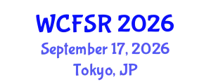 World Conference on Forensic Science and Research (WCFSR) September 17, 2026 - Tokyo, Japan