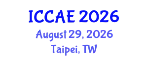 International Conference on Civil and Architectural Engineering (ICCAE) August 29, 2026 - Taipei, Taiwan