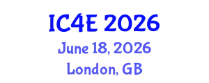 International Conference on E-Education, E-Business, E-Management and E-Learning (IC4E) June 18, 2026 - London, United Kingdom