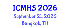 International Conference on Medical & Health Science (ICMHS) September 21, 2026 - Bangkok, Thailand