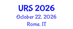 Urban Regeneration and Sustainability (URS) October 22, 2026 - Rome, Italy