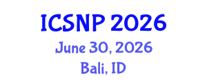 International Conference on Sports Nutrition and Supplements (ICSNP) June 30, 2026 - Bali, Indonesia