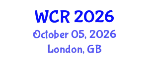 World Conference on Robotics (WCR) October 05, 2026 - London, United Kingdom